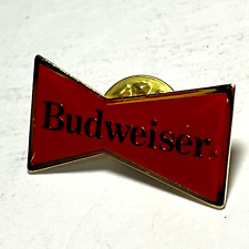 Vintage Budweiser Bowtie Logo Lapel Pin 1990s picture