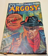 ARGOSY Weekly March 18, 1939 Vintage Pulp Mag Yardmaster, Foreign Legion picture