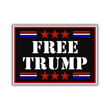 Free Trump Ultra MAGA Sticker Decal Arrested Indictment Donald Trump MAGA picture