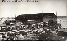 Vtg 1910 Dance Pavillion Old Cars Pismo Beach California CA Postcard picture