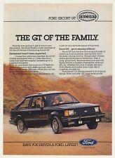 1983 Ford Escort GT Introducing the GT of the Family Ad picture