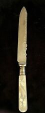Vintage SHEFFIELD Silver Plate EPNS Desert Knife Mother of Pearl Handle JD&S picture