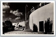 Marineland Florida~Marine Studios~Entrance to Aquarium~1940s RPPC picture