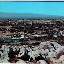 c1950s Victorville, CA Birds Eye Chrome Photo Postcard Store Melted Rocks A90 picture