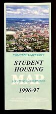 1996-97 Syracuse University Student Housing North South Campus Maps VTG Brochure picture
