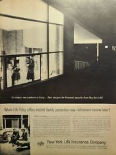 Vintage Print Ad 1958 New York Life Insurance Company House Porch Family picture