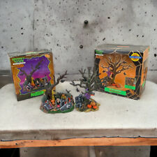 Lemax Spooky Town Night Flight 2002 / A Little Night Music 2007 Bundle ~ RETIRED picture
