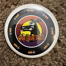 Vintage 1980s Go Rats Pin Button Pinback 2.75” Pin picture
