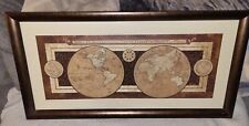 Mary Elizabeth Framed World Map Picture Frame 36.5 X 18.5 picture