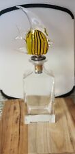 Deakin & Francis Decanter w/ Hans Turnwald glass fish topper picture