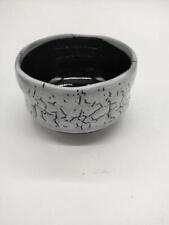 Mino ware, Black And White Matcha Bowl picture