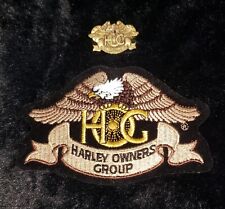 Harleys Owners Group Patch & Pin Set HARLEY DAVIDSON OWNERS GROUP  picture