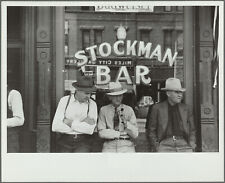 Photo, 1930's Stockmen in front of bar on main st, Miles City, Montana 58244207 picture