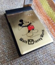 Brass Disney Souvenir: Vintage Note Pad Holder picture