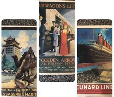 11 Vintage Art Deco travel posters Eleven Posters 17in X 13in Bundle Lot picture