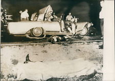 USA, The Accident Scene of Actress Jayne Mansfield, 1967, Vintag picture