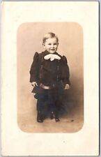 1909 Cute Little Boy Big Smile Photograph Posted Postcard picture