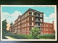 Vintage Postcard 1915-1930 St. Mary's Hospital Columbus Nebraska picture