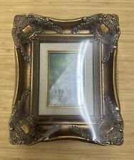 4X6 Vintage Picture Frame, Antique Ornate Bronze Gold Photo Frame, for Tabletop picture