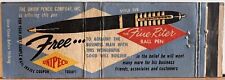 The Union Pencil Co Yonkers NY New York Vintage Full Length Matchbook Cover picture