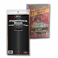 New (25 ct) 25 BCW Paperback Book Bag Poly Sleeves bags picture