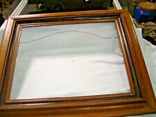 Antique Frame that Looks Like 4-Part Oak & Burl Deep Frame but it is one   #1616 picture