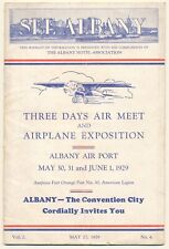 Antique 1929 Aviation Meet Program. Albany New York. picture