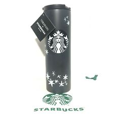 Starbucks+VERA WANG Stainless Tumbler 16oz.Black Star White Limited Edition picture