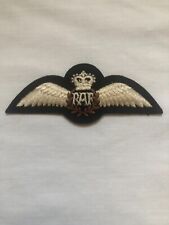 Authentic RAF Royal Air Force Pilot Wings Insignia Patch picture