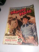 Monte Hale #51 fawcett comics 1950 Photo cover golden age western hero vintage picture