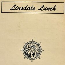 Vintage 1930s Linsdale Lunch Cafe Restaurant Menu Detroit Michigan picture