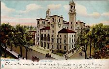 c 1905 Richmond, Virginia Jefferson Hotel Antique Postcard Horses & Carriages picture