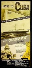 1950s Drive To Cuba Via Overseas Highway And Caribbean Ferry Brochure Key West picture
