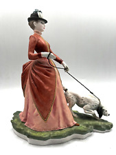 Ronald Van Ruyckevelt Studio Figurine-Jessica-Walking Her Dog-1974 #26 picture