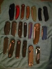 20 Used  Knife Lot Kizers,vosteeds,civivi,kancept,chris reeve,we Company,... picture