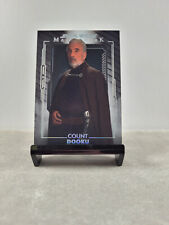 2020 Topps Masterwork Star Wars #68 Count Dooku Black Parallel 5/5 Omega picture