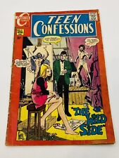 Teen Confessions #61 1970-Charlton-artist cover-love thrills & emotions-