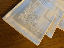 vintage floral print cloth napkin set of 6 picture