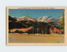 Postcard The Mummy Range Rocky Mountain National Park Colorado USA picture