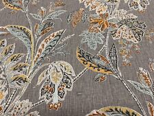 Kravet Botanical & Floral Linen Print Fabric- ISHANA TURMERIC 4.40yd ISHANA.1211 picture