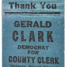 1940s Gerald Clark Lincoln County Clerk Chandler Oklahoma Democratic Party Vote picture