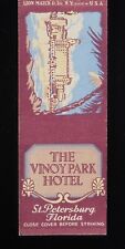 1940s The Vinoy Park Hotel St. Petersburg FL Pinellas Co Matchbook Florida picture