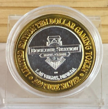 Boulder Station Casino Limited Ten Dollar Gaming Token .999 Fine Silver picture
