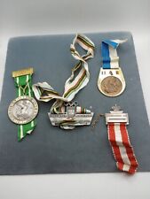 Set of 4 Vintage German Hiking Competition Medals picture