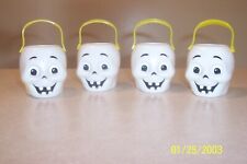 4 - Vintage Sun Hill Halloween Mini Treat Pail Ghost Candy Container New HTF picture