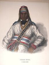 Yoholo Micco Antique Original Hand Color Print- McKenney & Hall Pl. 49, 1836-44 picture