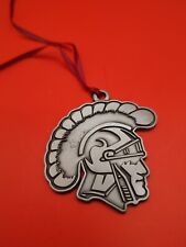 Longaberger USC Trojans Pewter Basket Tie-On Rare  Made In USA New Football picture