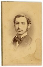 CIRCA 1800'S CDV Handsome Young Man Mustache Ingraham Brothers Northampton, MA picture