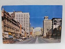 Vintage Postcard Salt Lake City Utah Main Street Brigham Young Old Cars  picture