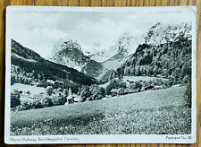  1955 POSTCARD BERCHTESGADEN GERMANY ALPINE HIGHWAY VINTAGE Bavarian Alps Europe picture